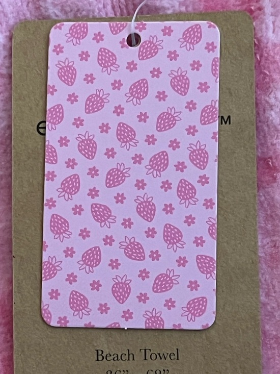 Eco-Melange Other - Eco-Melange 100% Cotton Strawberry Beach Towel 🍓
